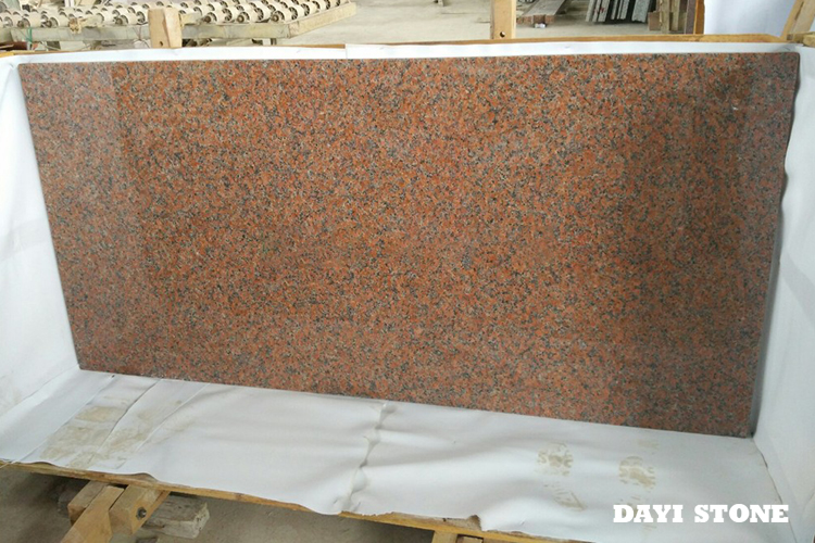 Countertop China Red Granite G562 Top front and two short flat edge polished - Dayi Stone Countertop China Red Granite G562 Top front and two short flat edge polished - Dayi Stone